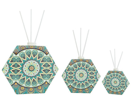 Bonbonnière du Parfumeur en Porcelaine Cachemire "Le Stelle" Hexagonal