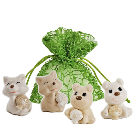 Porcelain Tree of Life Animals Favor