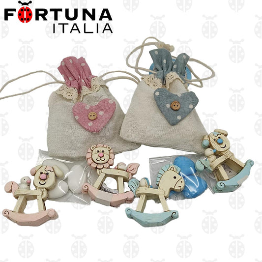 Bomboniera Dondolo Figure Completo