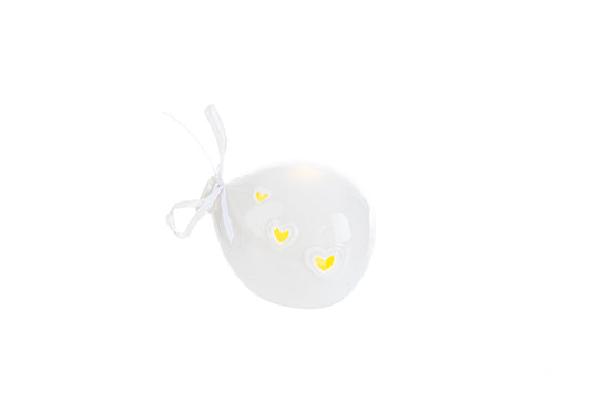 Faveur de ballon en porcelaine LED