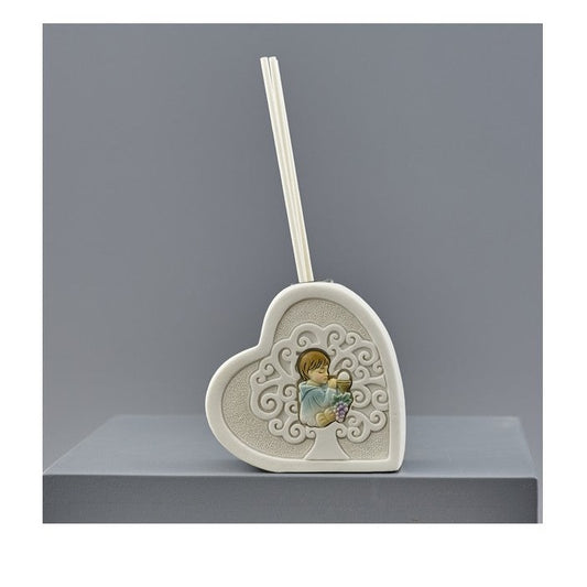 Pink and Blue Communion Heart Perfumer Favor